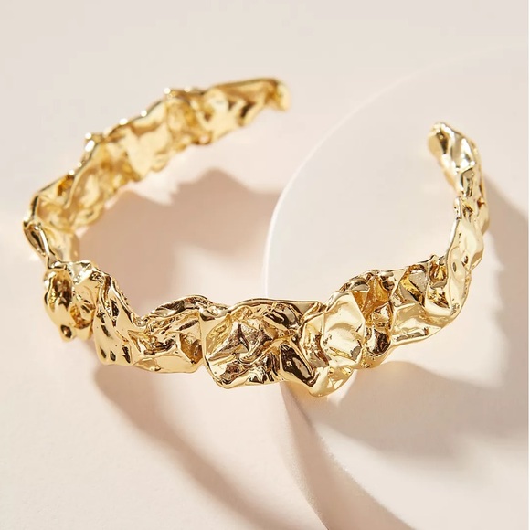 Amber Sceats 24K Plated Gold Emery Cuff Bracelet $169